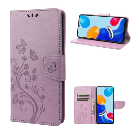 Embossed Butterfly Pattern Flip Leather Phone Case, For Xiaomi Redmi Note 11 4G / Note 11S, For Xiaomi Poco X4 Pro 5G