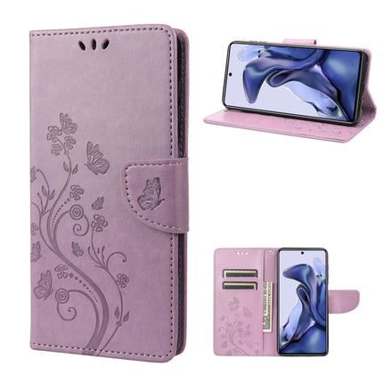 Embossed Butterfly Pattern Flip Leather Phone Case, For Xiaomi Redmi Note 11 4G / Note 11S, For Xiaomi Poco X4 Pro 5G