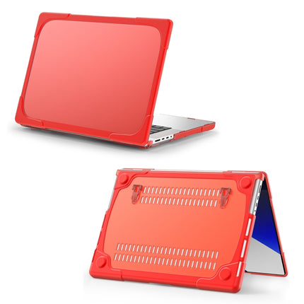 Funda protectora para portátil anticaídas de dos colores TPU + PC para MacBook Pro de 16,2 pulgadas A2485 2021