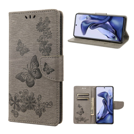 Butterfly Embossed Horizontal Flip Leather Phone Case, For Xiaomi Redmi Note 11 4G / Note 11S, For Xiaomi Poco X4 Pro 5G
