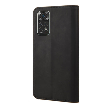 Skin Feel Magnetic Splicing Leather Phone Case, For Xiaomi Redmi Note 11 4G / Note 11S, For Xiaomi Poco X4 Pro 5G