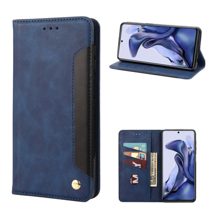 Skin Feel Magnetic Splicing Leather Phone Case, For Xiaomi Redmi Note 11 4G / Note 11S, For Xiaomi Poco X4 Pro 5G