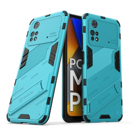 Punk Armor 2 in 1 PC + TPU Shockproof Phone Case with Invisible Holder, For Xiaomi Redmi Note 11 Pro 5G Gobal, For Xiaomi Poco M4 Pro 4G, For Xiaomi Poco X4 Pro 5G