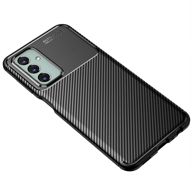 Carbon Fiber Texture Shockproof TPU Phone Case, For Samsung Galaxy M23 / F23