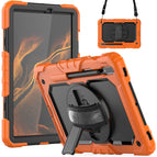 For Samsung Galaxy Tab S8 11 inch SM-X700 / Orange+Black
