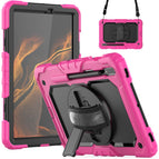 For Samsung Galaxy Tab S8 11 inch SM-X700 / Rose Red+Black