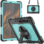 For Samsung Galaxy Tab S8+ 12.4 inch SM-X800 / Black+Light Blue