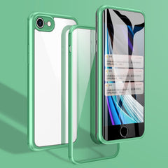 Funda de teléfono de TPU de vidrio de doble cara, para iPhone SE 2022 / SE 2020 / 7 / 8