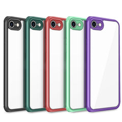 Funda de teléfono de TPU de vidrio de doble cara, para iPhone SE 2022 / SE 2020 / 7 / 8