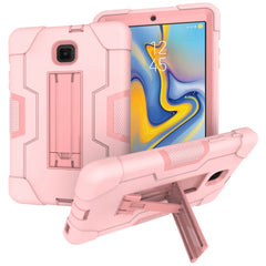 Contrast Color Silicone + PC Combination Case with Holder, For Galaxy Tab A 8.0 (2018) T387, For Galaxy Tab A 8.0 (2019) T290