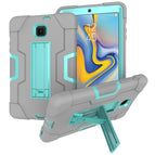 Für Galaxy Tab A 8.0 (2018) T387 / Grau + Aqua