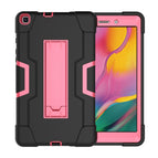 For Galaxy Tab A 8.0 (2019) T290 / Schwarz + Rosenrot