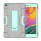 For Galaxy Tab A 8.0 (2019) T290 / Grau + Aqua