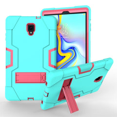 Contrast Color Silicone + PC Combination Case with Holder, For Galaxy Tab A 10.5 T590, For Galaxy Tab S4 10.5 T830