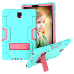 Contrast Color Silicone + PC Combination Case with Holder, For Galaxy Tab A 10.5 T590, For Galaxy Tab S4 10.5 T830