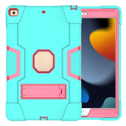 Estuche combinado de silicona y PC con soporte en color de contraste para Galaxy Tab A 8.0 (2019) T290 y Galaxy Tab A 10.1 (2019) T510