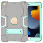 For iPad 10.2 / Gris + aguamarina