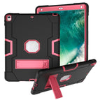 For iPad 10.5 / Black + Rose Red