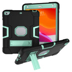 For iPad Mini 5 / 4 / Black + Aqua