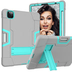 For iPad Pro 11 / Grey + Aqua
