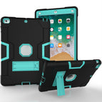 For iPad 5 / Black + Aqua