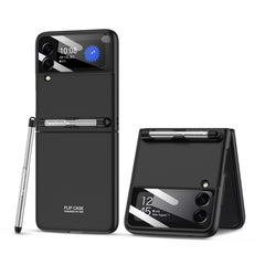 GKK Integrated Ultra-thin Full Coverage Phone Flip Case with Pen, For Samsung Galaxy Z Flip3 5G