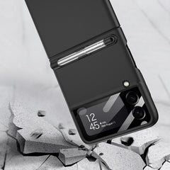 GKK Integrated Ultra-thin Full Coverage Phone Flip Case with Pen, For Samsung Galaxy Z Flip3 5G