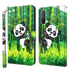 For OnePlus Nord CE 5G / Panda Climbing Bamboo