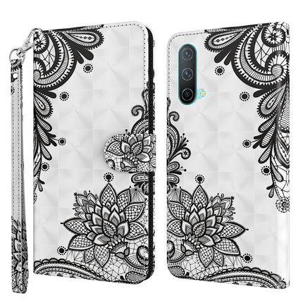 3D Painting Pattern TPU + PU Leather Phone Case, For OnePlus Nord CE 5G, For OnePlus Nord N200 5G