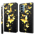 For OnePlus Nord N200 5G / Gold Butterfly