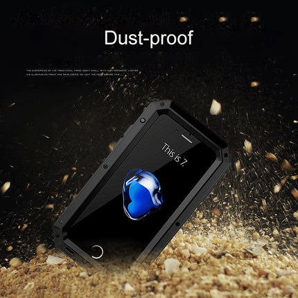 Triple-proof Silicone Zinc Alloy Case, For iPhone SE 2022 / 2020 / 7 / 8