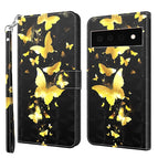 For Google Pixel 6 Pro / Gold Butterfly