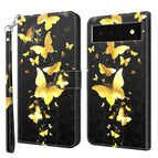 For Google Pixel 7 Pro 5G / Gold Butterfly