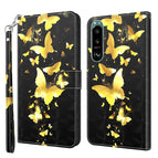 For Sony Xperia 5 II / Gold Butterfly
