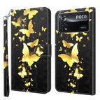 For Xiaomi Poco X4 Pro 5G / Gold Butterfly
