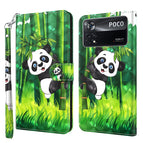 For Xiaomi Poco X4 Pro 5G / Panda Climbing Bamboo