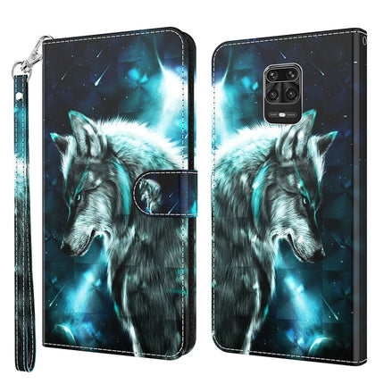 3D Painting Pattern TPU + PU Leather Phone Case, For Xiaomi Redmi Note 10 Lite, For Xiaomi Redmi Note 11