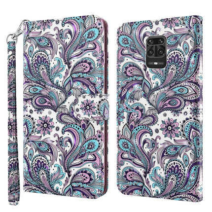 3D Painting Pattern TPU + PU Leather Phone Case, For Xiaomi Redmi Note 10 Lite, For Xiaomi Redmi Note 11