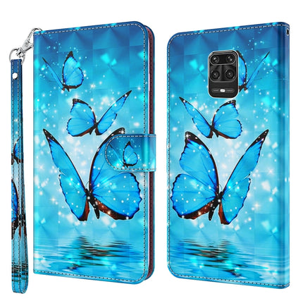3D Painting Pattern TPU + PU Leather Phone Case, For Xiaomi Redmi Note 10 Lite, For Xiaomi Redmi Note 11