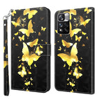 For Xiaomi Redmi Note 11 Pro / 11 Pro+ / Gold Butterfly