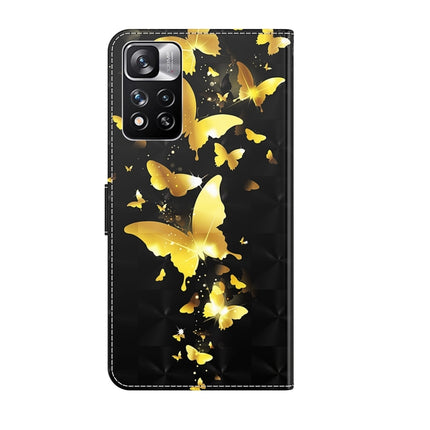 3D Painting Pattern TPU + PU Leather Phone Case, For Xiaomi Redmi Note 11 Pro / 11 Pro+, For Xiaomi Redmi Note 8 2021