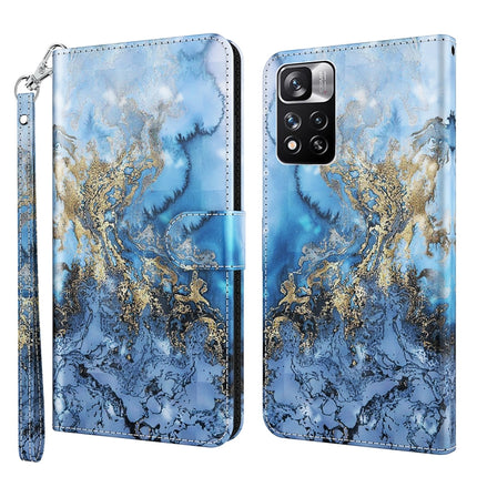 3D Painting Pattern TPU + PU Leather Phone Case, For Xiaomi Redmi Note 11 Pro / 11 Pro+, For Xiaomi Redmi Note 8 2021
