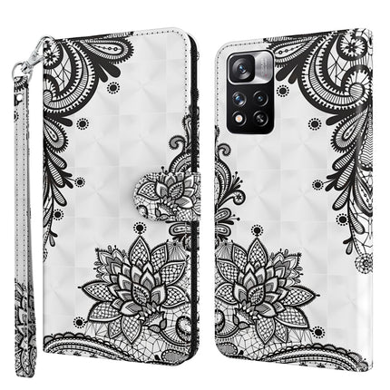 3D Painting Pattern TPU + PU Leather Phone Case, For Xiaomi Redmi Note 11 Pro / 11 Pro+, For Xiaomi Redmi Note 8 2021