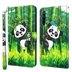 For Xiaomi Redmi Note 8 2021 / Panda Climbing Bamboo