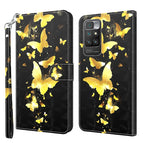 For Xiaomi Redmi 10 / Gold Butterfly
