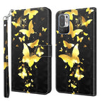 For Xiaomi Redmi Note 10 5G / Gold Butterfly