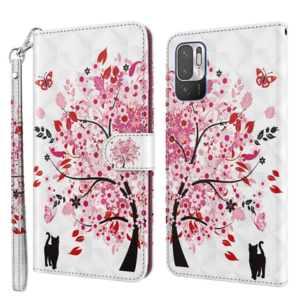 3D Painting Pattern TPU + PU Leather Phone Case, For Xiaomi Redmi Note 10 / 10S, For Xiaomi Redmi Note 10 5G