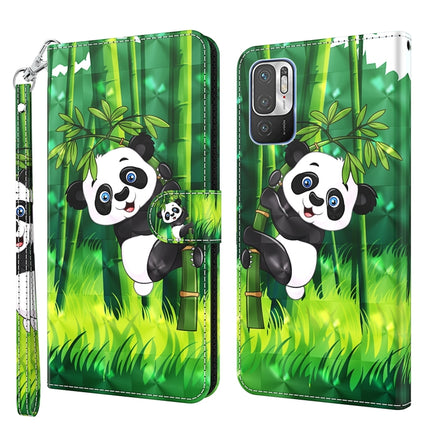 3D Painting Pattern TPU + PU Leather Phone Case, For Xiaomi Redmi Note 10 / 10S, For Xiaomi Redmi Note 10 5G