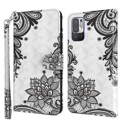 3D Painting Pattern TPU + PU Leather Phone Case, For Xiaomi Redmi Note 10 / 10S, For Xiaomi Redmi Note 10 5G