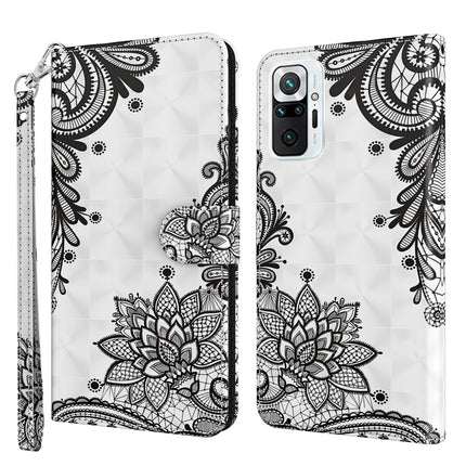 3D Painting Pattern TPU + PU Leather Phone Case, For Xiaomi Redmi Note 10 Pro / 10 Pro Max